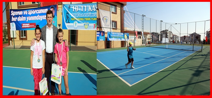 ATATÜRK’Ü ANMA TENİS TURNUVASI’NDA MADALYALAR BAŞKAN SUBAŞIOĞLU’NDAN