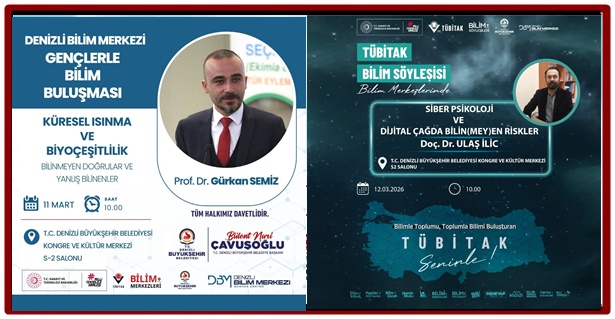 Büyükşehir’den Bilim Buluşmaları