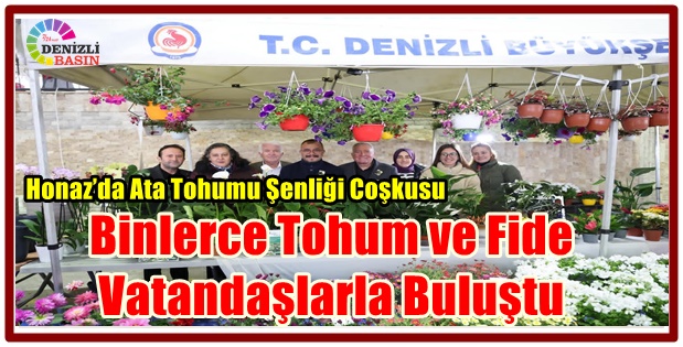  Binlerce Tohum ve Fide Vatandaşlarla Buluştu