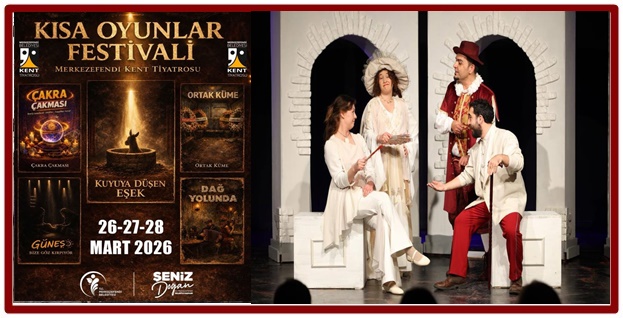 MERKEZEFENDİ KENT TİYATROSU KISA OYUNLAR FESTİVALİ İLE SANATSEVERLERİ BULUŞTURUYOR
