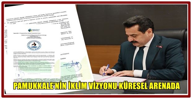 PAMUKKALE’NİN İKLİM VİZYONU KÜRESEL ARENADA