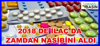 2018´DE İLAÇTA UNUTULMADI 