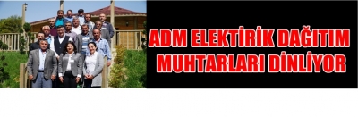 ADM Elektrik Dağıtım Muhtarları Dinliyor