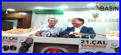  AKCAN DENİZLİ’Lİ BASIN MENSUPLARI İLE BULUŞTU