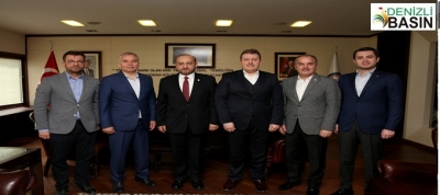 Akdoğan'dan Başkan Zolan'a ziyaret