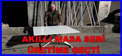 AKILLI MASA SERİ ÜRETİME GEÇTİ