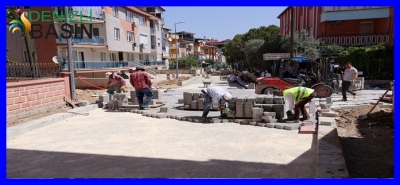 AKKONAK MAHALLESİ’NDE ÜST YAPI ÇALIŞMALARI DEVAM EDİYOR