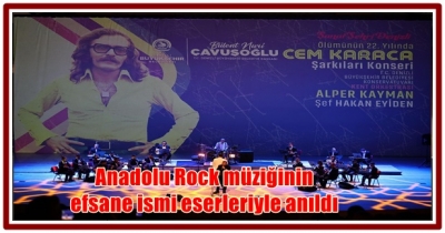 Anadolu Rock Müziğinin Efsane İsmi Eserleriyle Anıldı