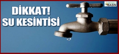 Bahçelievler Mahallesi’nde Su Kesintisi