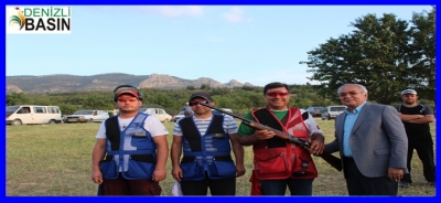 Baklan'da Tek Kurşun Trap Atışları Yapıldı