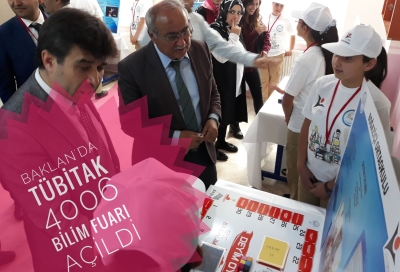 BAKLAN'DA TÜBİTAK 4006 BİLİM FUARI AÇILDI