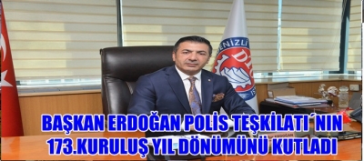 Başkan Erdoğan, 10 Nisan Polis Teşkilatı’nın 173'üncü kuruluş yıldönümünü kutladı