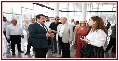 BAŞKAN ERTEMUR MECLİS ÜYELERİYLE BİRLİKTE BAĞBAŞI GENÇLİK MERKEZİ’Nİ İNCELEDİ