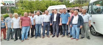 BAŞKAN FİLİZ ŞOFÖRLERİN 1MAYIS´INI YERİNDE  KUTLADI