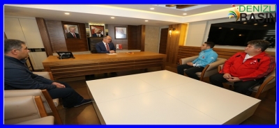 BAŞKAN GÜRLESİN, DÜNYA KARATE ŞAMPİYONUNU AĞIRLADI