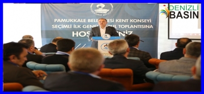 BAŞKAN GÜRLESİN, PAMUKKALE KENT KONSEYİ’Nİ KURDU