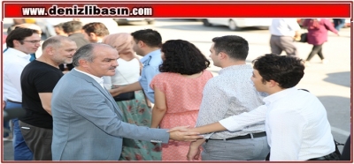 BAŞKAN GÜRLESİN, PERSONELLE BAYRAMLAŞTI