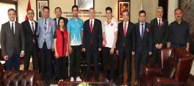 Başkan Osman Zolan’a Gençlik Haftası Ziyareti