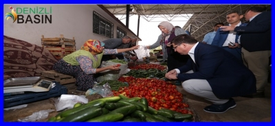 BAŞKAN SUBAŞIOĞLU KARAMAN PAZARYERİNİ ZİYARET ETTİ