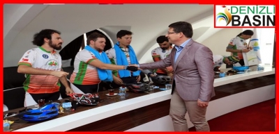 BİSİKLETÇİLER MERKEZEFENDİ’DE BİTİŞE ULAŞTI