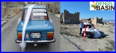 BÖYLE OLUR OTOMOBİL YARIŞCISININ DÜĞÜNÜ