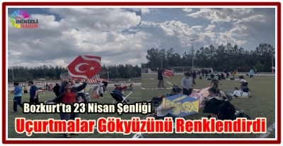 Bozkurt’ta 23 Nisan Şenliği: Uçurtmalar Gökyüzünü Renklendirdi