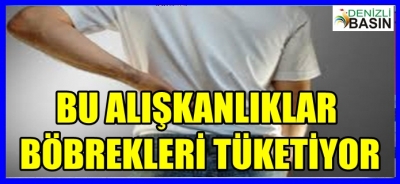 BU ALIŞKANLIKLAR BÖBREKLERİ TÜKETİYOR