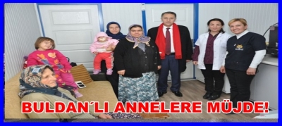 BULDAN PAZAR YERİNE EMZİRME ODASI AÇILDI