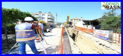 Buldan Yenicekent’in alt yapısı yenileniyor