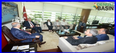 BÜYÜKŞEHİR BELEDİYE BAŞKANI ZOLAN VE ÜST YÖNETİMİ SAYIN VALİMİZİ ZİYARET ETTİ