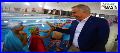 Büyükşehir Bir Yüzme Havuzunu Daha Tamamladı