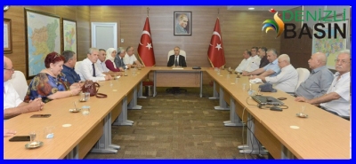 BÜYÜKŞEHİR MUHTARLAR DERNEĞİ SAYIN VALİMİZİ ZİYARET ETTİ