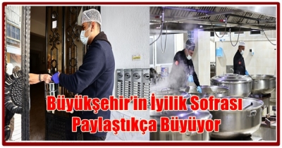 Büyükşehir’in İyilik Sofrası Paylaştıkça Büyüyor