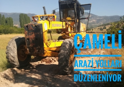 ÇAMELİ ARAZİ YOLLARI DÜZENLENİYOR