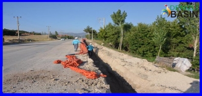 Çameli’de Elektrik Hatları Yer Altına Alınıyor