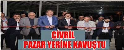 ÇİVRİL PAZAR YERİNE KAVUŞTU