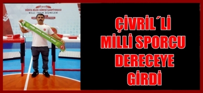 ÇİVRİL´Lİ MİLLİ SPORCU DERECEYE GİRDİ