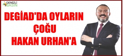 DEGİAD'DA OYLARIN ÇOĞU HAKAN URHAN'A