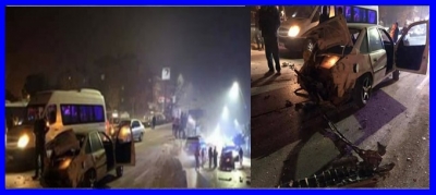 DEİZLİ ANKARA YOLUNDA KAZA