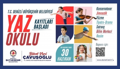 Denizli Büyükşehir Belediyesi Yaz Okulu kayıtları başladı