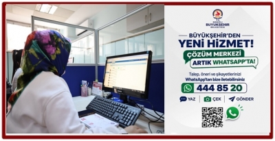 Denizli Büyükşehir’in WhatsApp Çözüm Merkezi hizmette