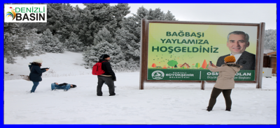 Denizli Teleferik ve Bağbaşı Yaylası Beyaza Büründü