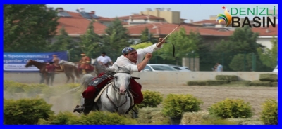 Denizli'de Atlı Okçuluk Türkiye Şampiyonası heyecanı