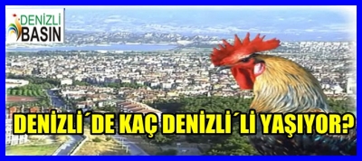 DENİZLİ´DE KAÇ DENİZLİ´Lİ YAŞITOR?