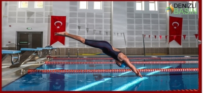 Denizlililer Kapalı Yüzme Havuzlarına Akın Etti