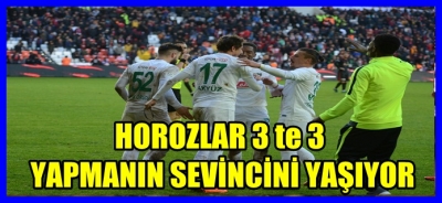 DENİZLİSPOR 3 te 3 YAPMANIN SEVİNCİNİ YAŞIYOR