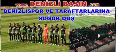 Denizlispor Taraftarlarına Soğuk Duş