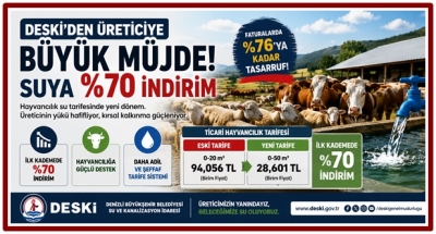 DESKİ'den Üreticiye Büyük Müjde! 