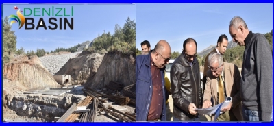 DSİ BÖLGE MÜDÜRLÜĞÜ DENİZLİ'DEKİ YATIRIMLARA HIZ VERDİ