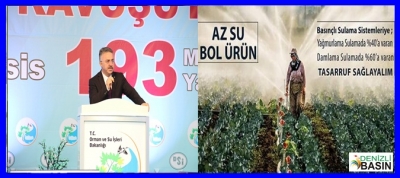 DSİ GENEL MÜDÜRÜ ACU;’SULAMADA HEDEF 5 YILDIZLI PROJELER